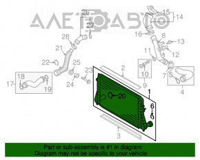 Intercooler VW Tiguan 09-17 AVA