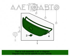 Grila radiatorului Lexus RX300 RX330 04-09 nou aftermarket