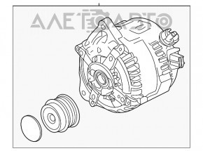 Генератор Ford Mustang mk6 15- 3.7