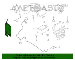 Amplificator Ford Mustang mk6 15-