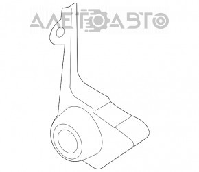 Suportul de fixare a butucului stâng Ford Mustang mk6 15- 3.7, 2.3T