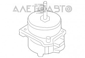 Подушка двигателя левая Ford Mustang mk6 15- 2.3T