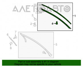 Capota dreapta a acoperisului Ford Mustang mk6 15- coupe