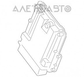 Blocul ECU al calculatorului motorului Lincoln MKC 15-