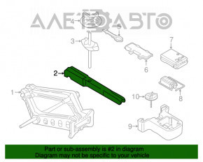 Cheie cu balon - maner de cric pentru Ford Mustang mk6 15-