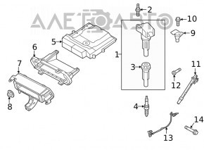 Senzor de detonare Lincoln Nautilus 19-23