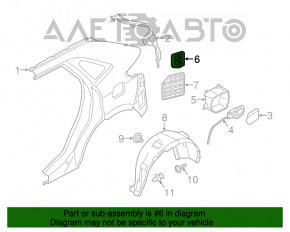 Grila de ventilatie stanga Ford Edge 15- mica