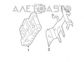 Блок предохранителей подторпедный BCM Ford Edge 15- 2.0T