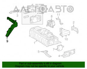 Conducta de aer condiționat dreapta pentru Toyota Camry V50 12-14 hibrid SUA