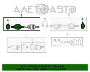 Ax cu came spate dreapta Mazda CX-7 06-09