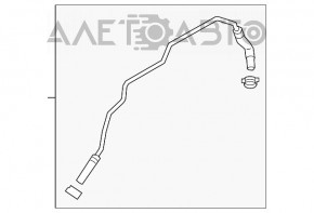 Tubulatura de evacuare a uleiului din sistemul de răcire Ford Fusion mk5 13-20