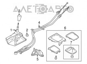 Троса механической коробки передач Mazda 6 13-21