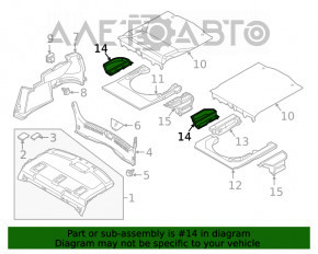 Buzunarul portbagajului dreapta Mazda 6 13-21