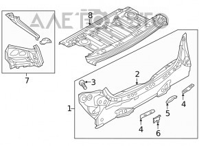 Panoul din spate al Mazda 6 13-17