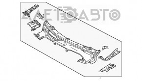 Поддон дворников металл Mazda 6 13-17