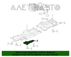 Protecție de fund frontal stânga Mazda 6 13-21