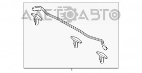 Уплотнитель решетки дворников Mazda 6 13-17