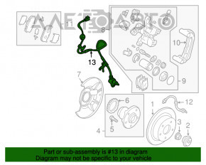 Senzor ABS spate dreapta Mazda6 03-08