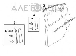 Capac usa laterala dreapta spate Mazda 6 13-21 spate