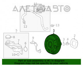 Amplificator de vid Mazda 6 13-21