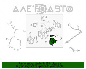 Rezervorul de ulei de direcție asistată pentru Mazda6 03-08