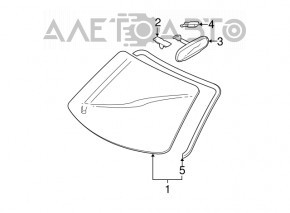 Лобовое стекло Mazda6 03-08 XYG