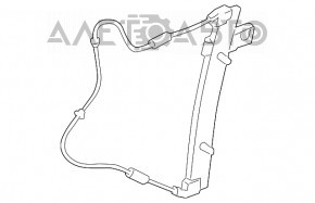 Geam electric cu motor spate stânga Mazda6 03-08