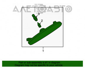 Reflectorul de coliziune frontal stânga pentru bara de protecție Mazda6 03-08