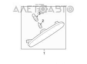 Reflectorul de coliziune frontal stânga pentru bara de protecție Mazda6 03-08