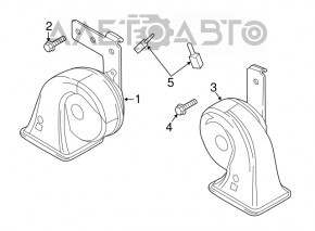 Semnalul drept Mazda 6 13-21 înalt nou original