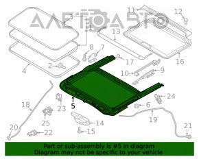 Capacul de la baie Mazda 6 13-21