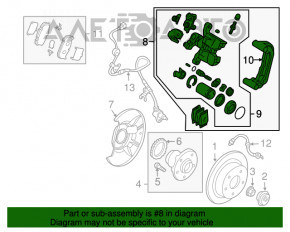 Suport spate dreapta Mazda6 03-08