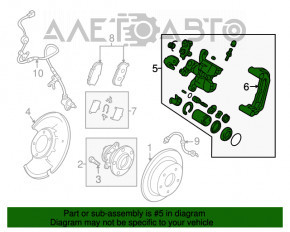 Suport spate dreapta Mazda6 09-13