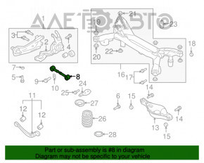 Bara de reglare spate stânga Mazda6 09-13