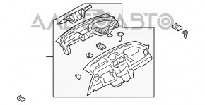 Торпедо передняя панель без AIRBAG Mazda6 09-13