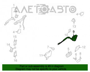 Blocare ușă spate stânga Mazda6 09-13