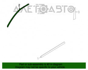 Garnitură ușă față stânga superioară Mazda6 09-13