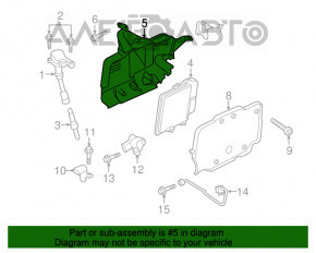 Корпус блока ECU Ford Escape MK3 17-19 в сборе