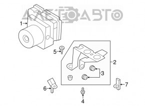 ABS ABS Ford Escape MK3 17-19 rest