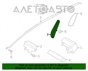 Подушка безопасности airbag сидения правого Ford Fusion mk5 17-20