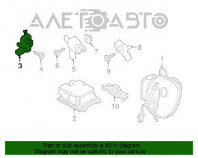 Senzor airbag fata dreapta Lincoln MKZ 17-20 TV