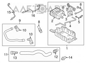 Клапан абсорбера Ford Explorer 20-