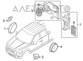 Difuzor ușă față dreapta Ford Explorer 20-