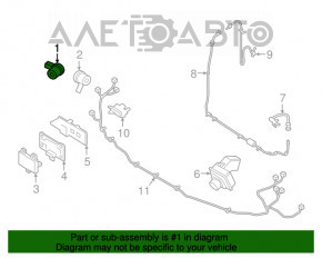 Senzor de parcare pentru bara din spate Ford Escape MK4 20- fără inel.