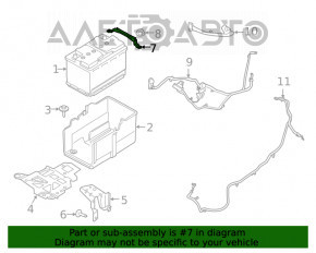 Suport baterie Ford Escape MK4 20-