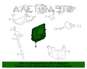 Blocul ECU al motorului Ford Escape MK4 20-22 1.5T