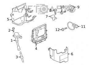 Blocul ECU al motorului Ford Escape MK4 20-22 1.5T