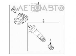 Датчик давления колеса Ford Explorer 20-