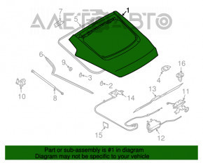 Capac portbagaj Nissan 350z