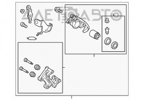 Suport spate dreapta Mazda CX-5 13-15 FWD